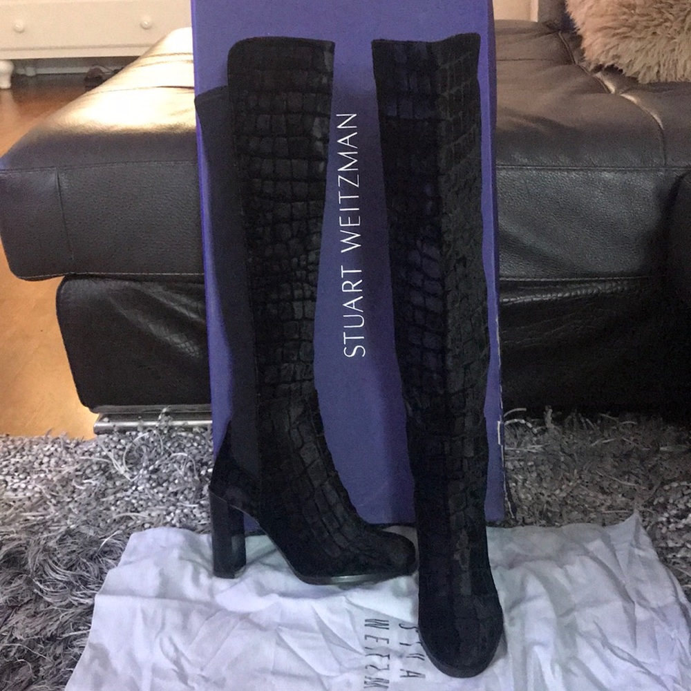 Stuart Weitzman mid-knee boots - Picture 1 of 8